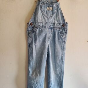 OshKosh B'gosh Denim Overalls with Heart Detail